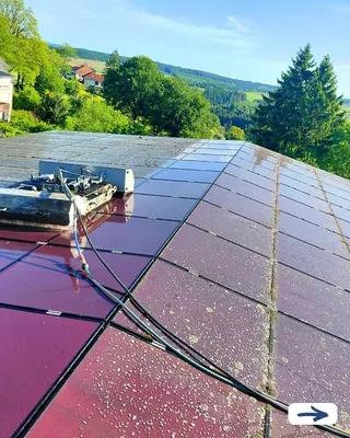 Instagram-Beitrag von Elektrotechnik Moos zu einer neuen Photovoltaikanlage, gestaltet von BOHR MEDIA