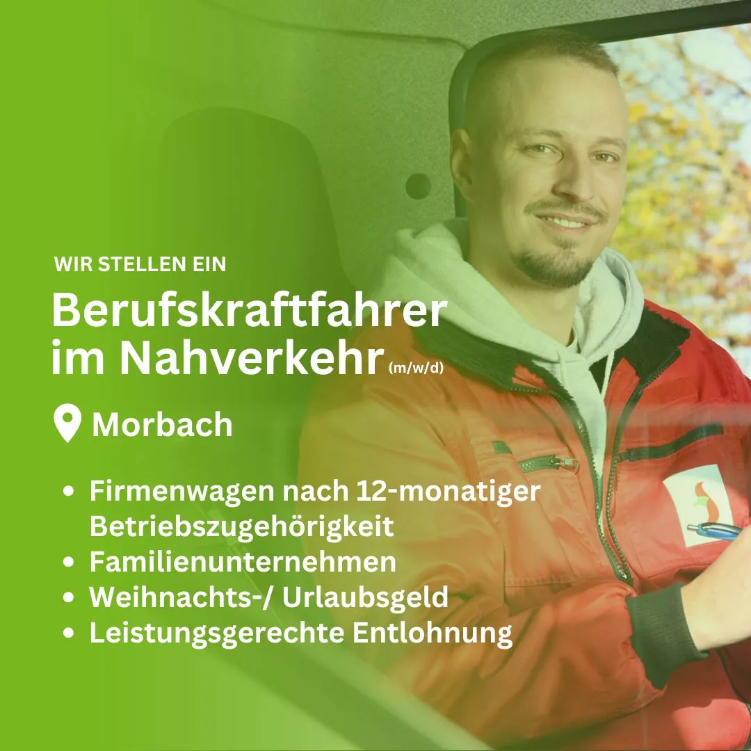 Stellenanzeige von Servicebund Mettler für Berufskraftfahrer im Nahverkehr, gestaltet von BOHR MEDIA